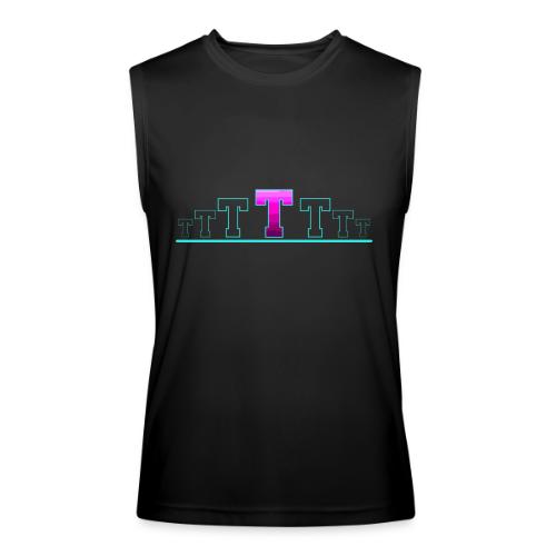 Letter T – Capital Varsity Alphabet Monogram - Men’s Performance Sleeveless Shirt