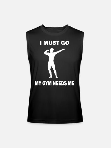mygym - Men’s Performance Sleeveless Shirt - black