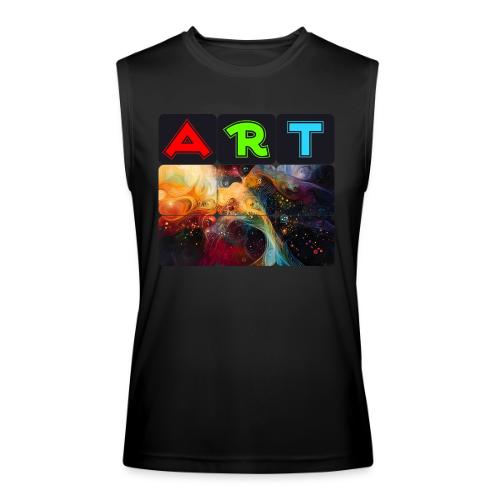 Waves of Art - Men’s Performance Sleeveless Shirt