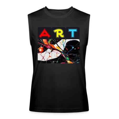 Art in Motion: Color Unleashed - Men’s Performance Sleeveless Shirt