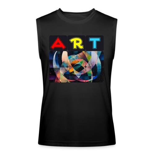 Art of Stripes and Shades - Men’s Performance Sleeveless Shirt