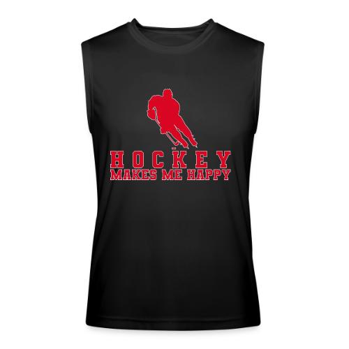 Hockey makes me happy - Men’s Performance Sleeveless Shirt