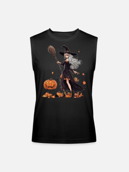 Malevolent Midnight Witch - Men’s Performance Sleeveless Shirt - black