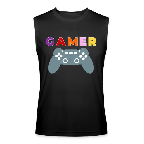 Colorful Gamer Controller Graphic - Men’s Performance Sleeveless Shirt