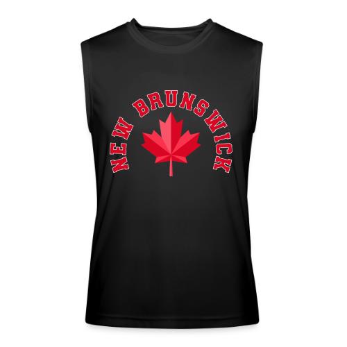 New Brunswick with maple leaf - Men’s Performance Sleeveless Shirt