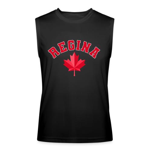 Regina with maple leaf - Men’s Performance Sleeveless Shirt