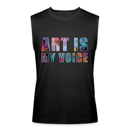 Art Is My Voice - Men’s Performance Sleeveless Shirt