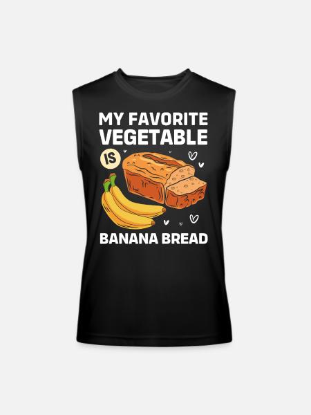 Bread Baking Banana Bread - Men’s Performance Sleeveless Shirt - black
