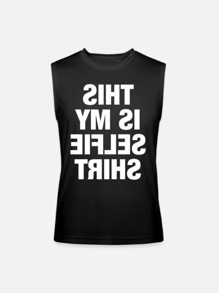 This is My Selfie - Men’s Performance Sleeveless Shirt - black