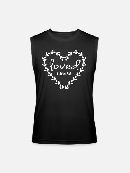 Loved Religious - Men’s Performance Sleeveless Shirt - black