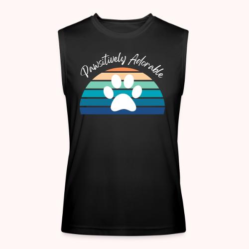 pawsitively adorable - Men’s Performance Sleeveless Shirt