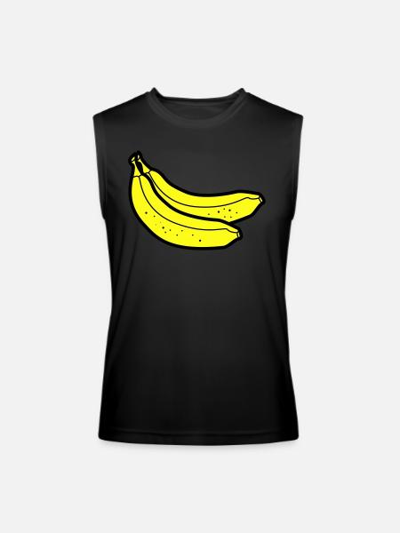 Bananas - Men’s Performance Sleeveless Shirt - black