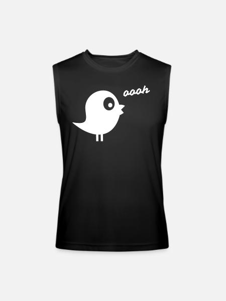 Bird of Awe - Men’s Performance Sleeveless Shirt - black