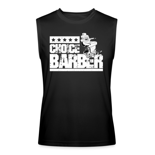 Choice Barber 5-Star Barber T-Shirt - Men’s Performance Sleeveless Shirt
