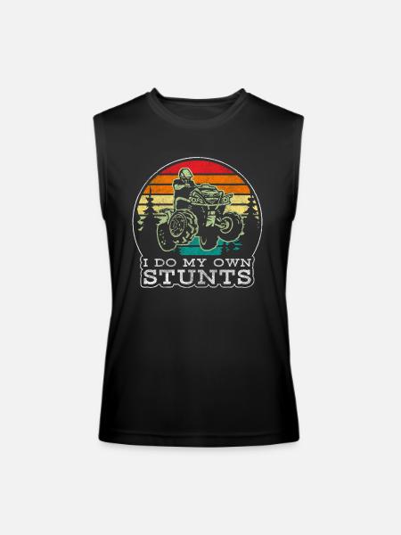 Motocross Motorsport - Men’s Performance Sleeveless Shirt - black - Front