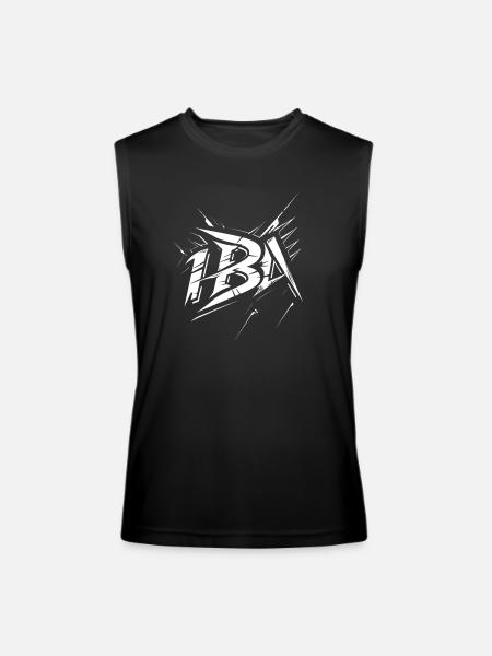 IBA Scratch - Men’s Performance Sleeveless Shirt - black - Front
