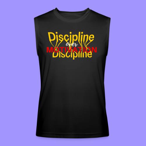 Discipline Over Motivation - Men’s Performance Sleeveless Shirt