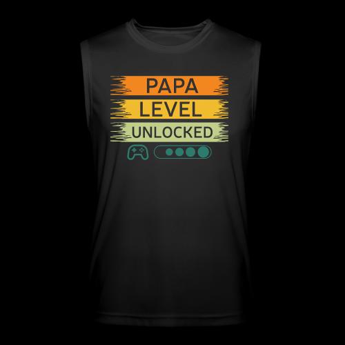 Papa Level Unlocked! - Men’s Performance Sleeveless Shirt