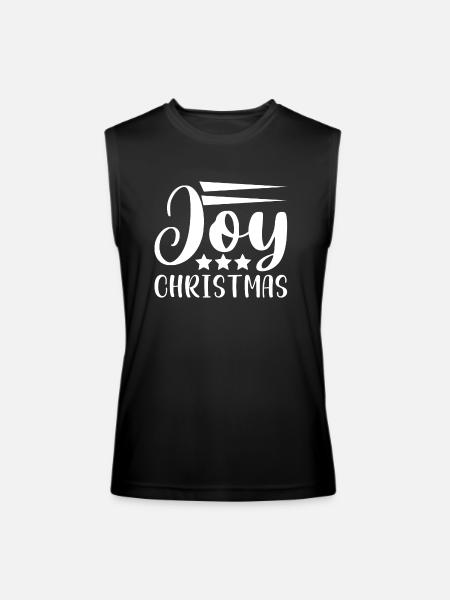 Joy Christmas - Men’s Performance Sleeveless Shirt - black - Front
