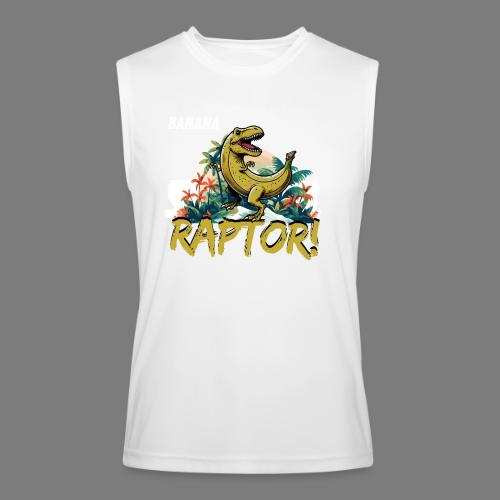 Funny Banana Raptor T-Rex Design - Men’s Performance Sleeveless Shirt