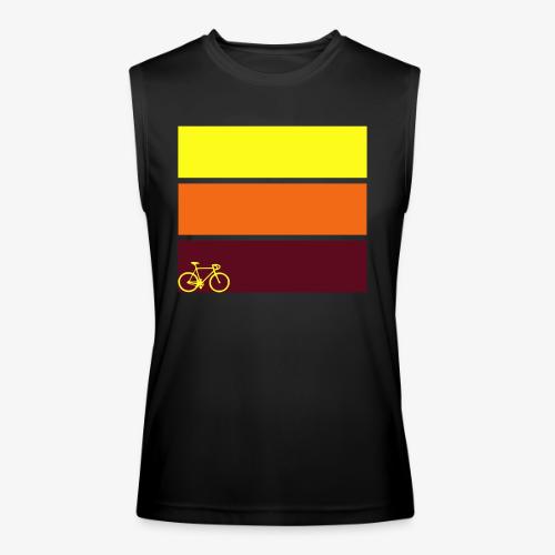 tricolor with bicycle - Men’s Performance Sleeveless Shirt