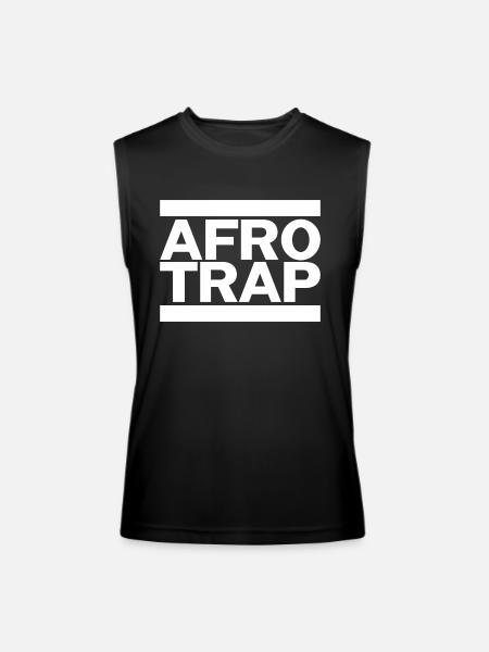 Afro Trap - Men’s Performance Sleeveless Shirt - black
