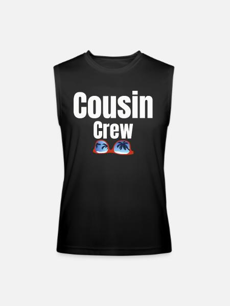 Cousin Crew 1 1 - Men’s Performance Sleeveless Shirt - black
