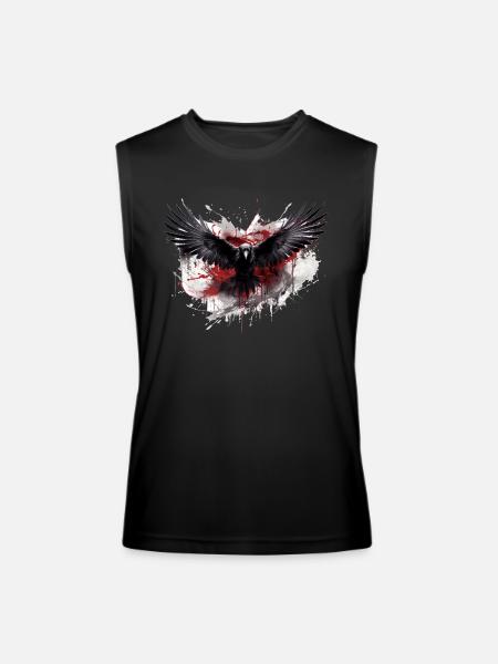 Raven - Men’s Performance Sleeveless Shirt - black