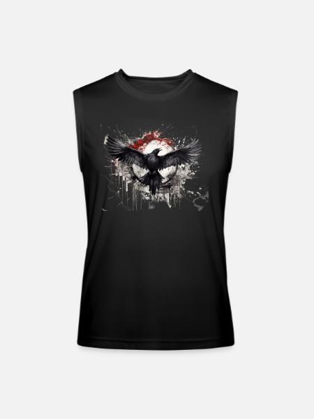 Raven - Men’s Performance Sleeveless Shirt - black