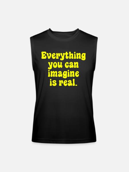 Imagine - Men’s Performance Sleeveless Shirt - black