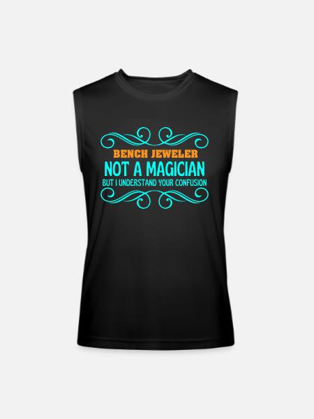 BENCH JEWELER not magican - Men’s Performance Sleeveless Shirt - black