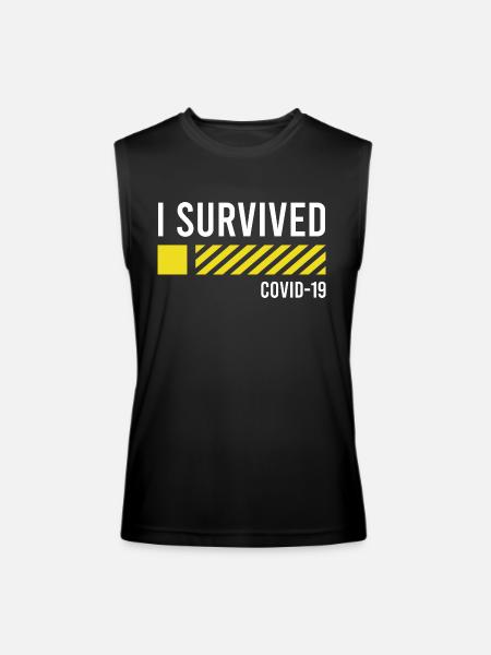 I Survived - Men’s Performance Sleeveless Shirt - black