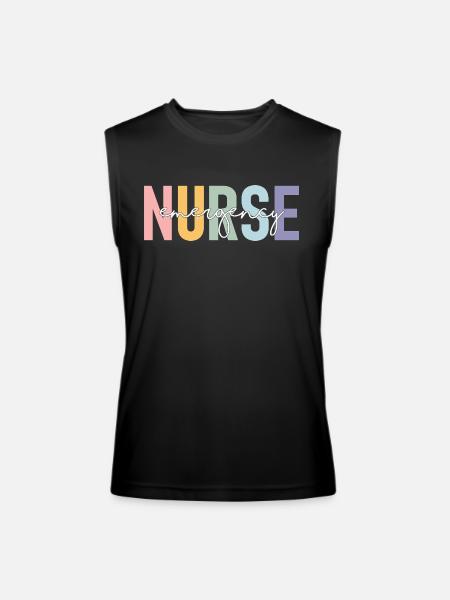 Nurse Emergency - Men’s Performance Sleeveless Shirt - black