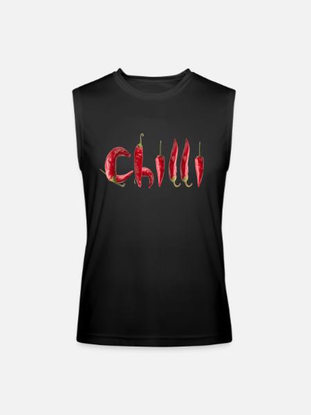 Chilli - Men’s Performance Sleeveless Shirt - black