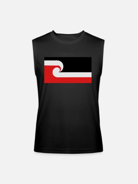 Maori Flag - Men’s Performance Sleeveless Shirt - black