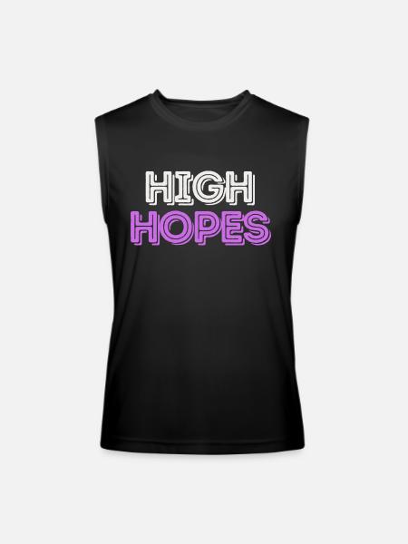 High Hopes - Men’s Performance Sleeveless Shirt - black