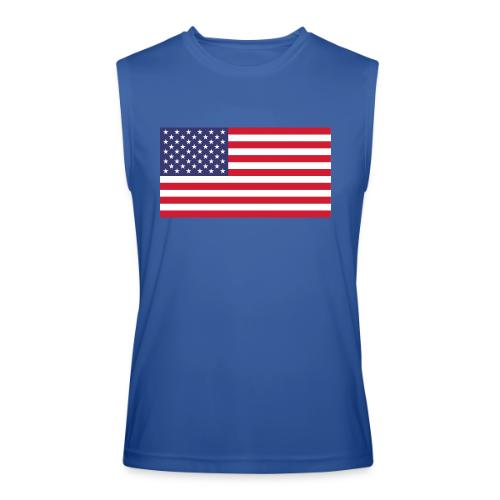 US Flag - Men’s Performance Sleeveless Shirt