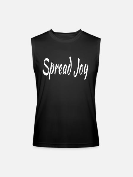 Spread Joy - Men’s Performance Sleeveless Shirt - black - Front