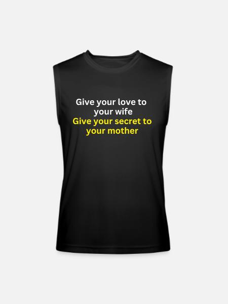 Love and Loyalty T-shirt - Men’s Performance Sleeveless Shirt - black