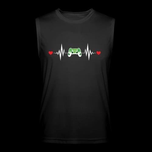 Gaming Heartbeat Controller - Men’s Performance Sleeveless Shirt
