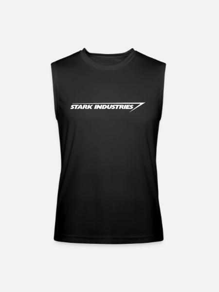 industries comic company marvel - Men’s Performance Sleeveless Shirt - black