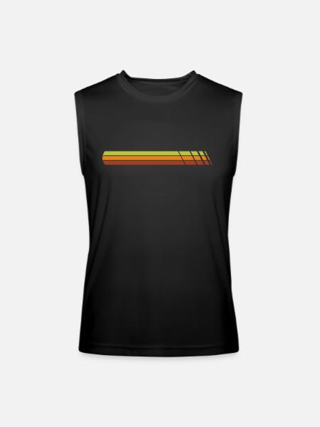 Race Checkered Symbol - Men’s Performance Sleeveless Shirt - black - Front