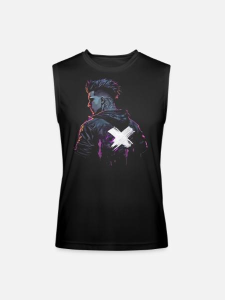 Cyberpunk - Men’s Performance Sleeveless Shirt - black - Front