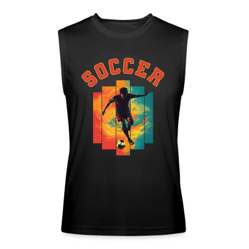 Soccer Heartbeat - Men’s Performance Sleeveless Shirt
