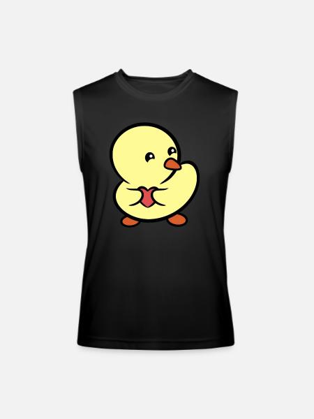 Duckie Stole Your Heart - Men’s Performance Sleeveless Shirt - black