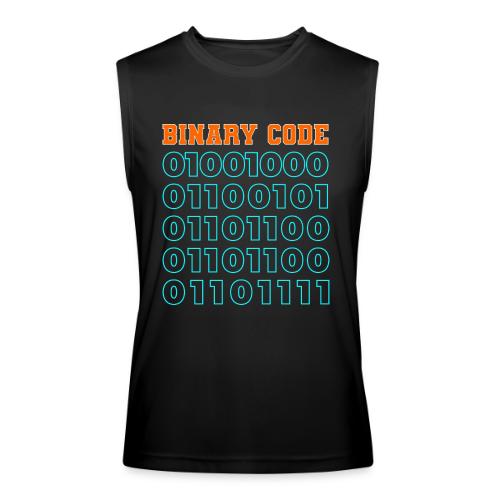 Say Hello in Binary code - Men’s Performance Sleeveless Shirt