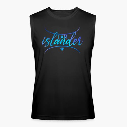 I am Islander (Blue) - Men’s Performance Sleeveless Shirt