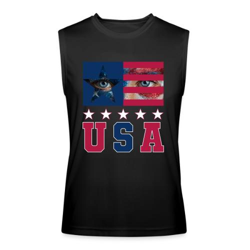 Stars and Vision USA - Men’s Performance Sleeveless Shirt