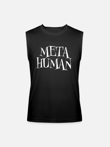 Meta Human - Men’s Performance Sleeveless Shirt - black