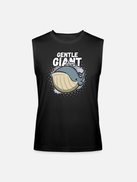 DESIGNGentle Giant retro - Men’s Performance Sleeveless Shirt - black